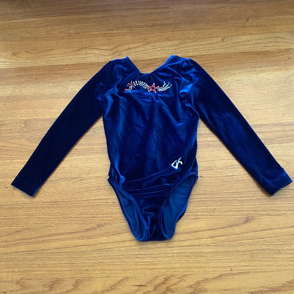 GK Blue Velvet With Classic Rhinestones Stars